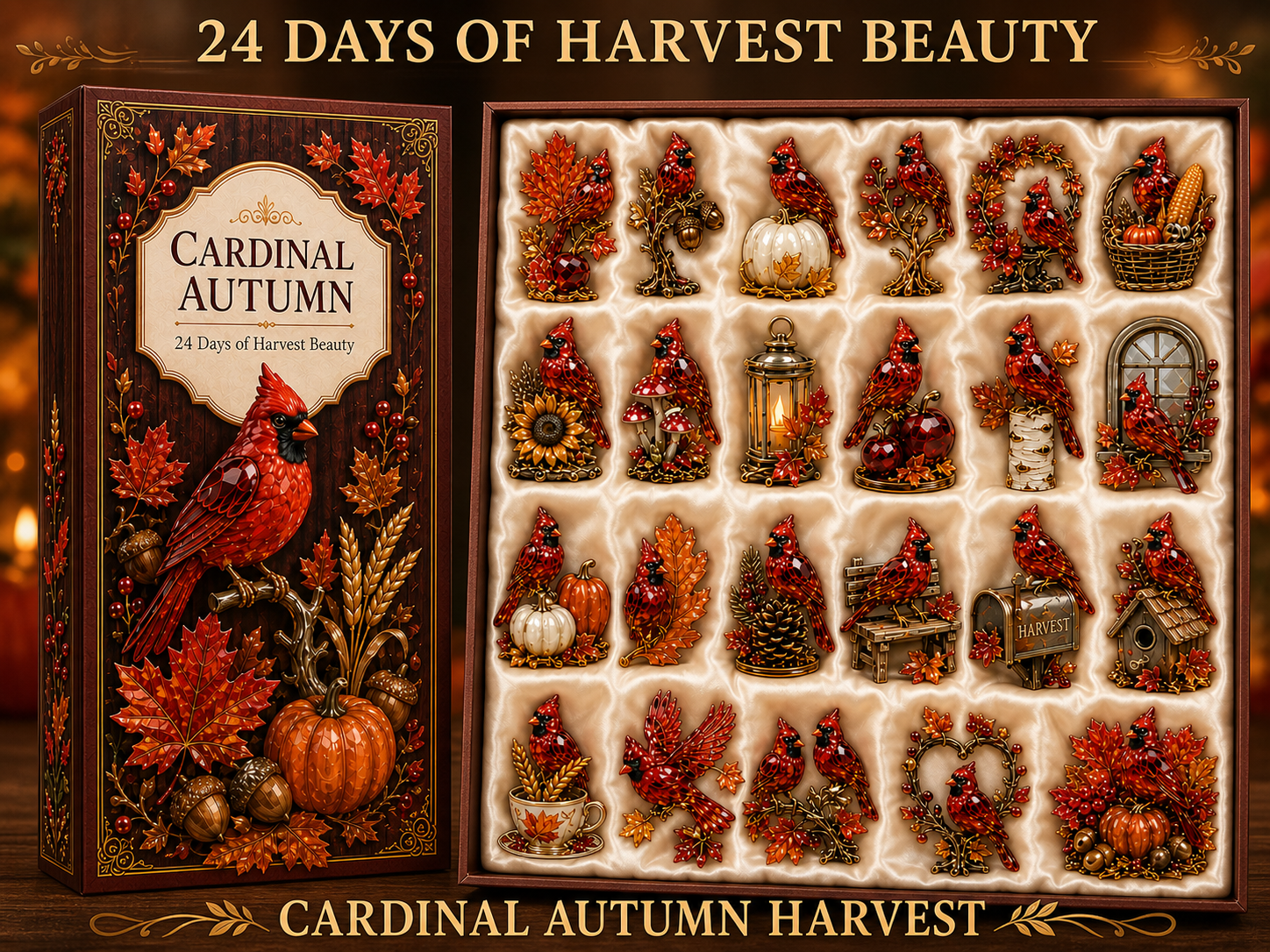 24 day advent calendar cardinal landing 06