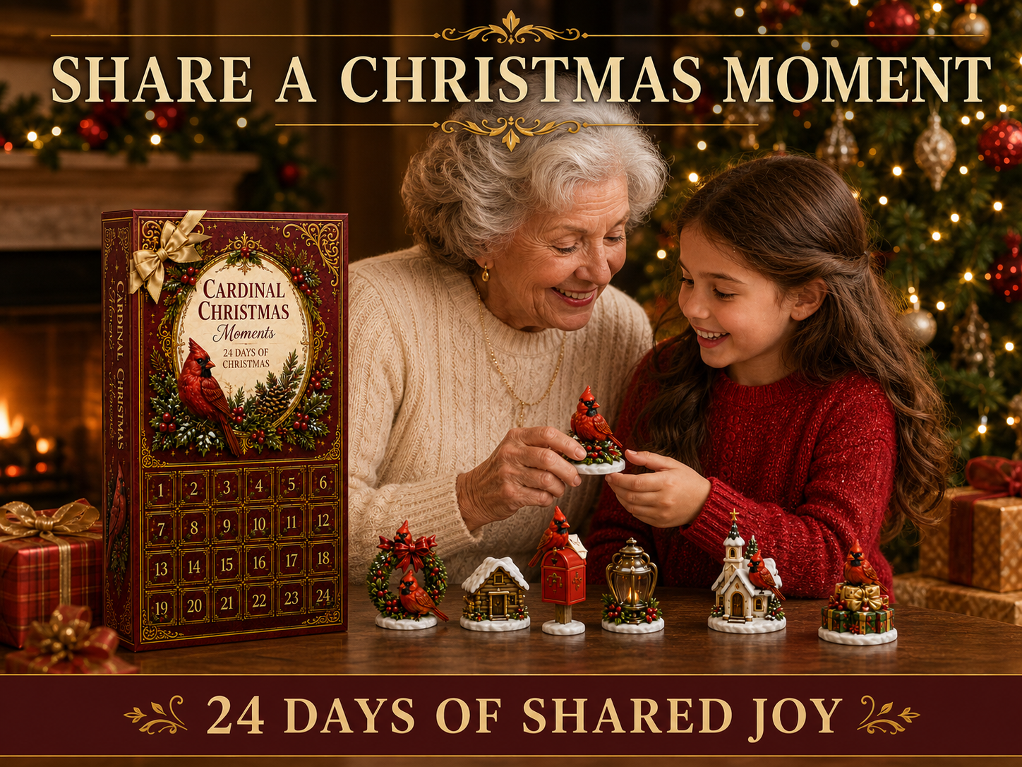 24 day advent calendar cardinal landing 08