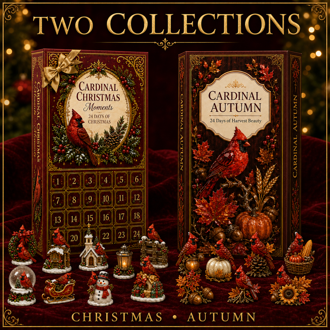 24 day advent calendar cardinal landing 09