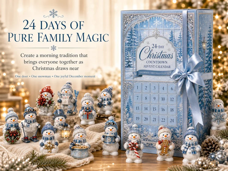 24 day christmas countdown advent calendar snowman christmas series landing 04
