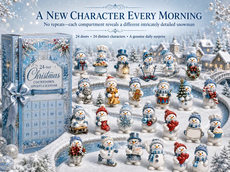 24 day christmas countdown advent calendar snowman christmas series landing 05