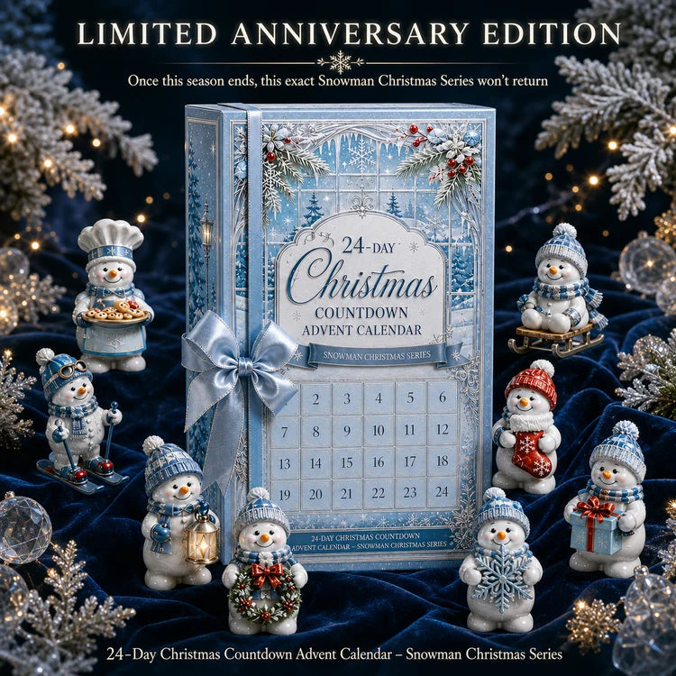 24 day christmas countdown advent calendar snowman christmas series landing 09