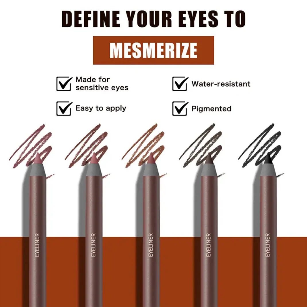 24hr waterproof eyeliner pencil smudge proof long lasting smooth cream liner landing 07