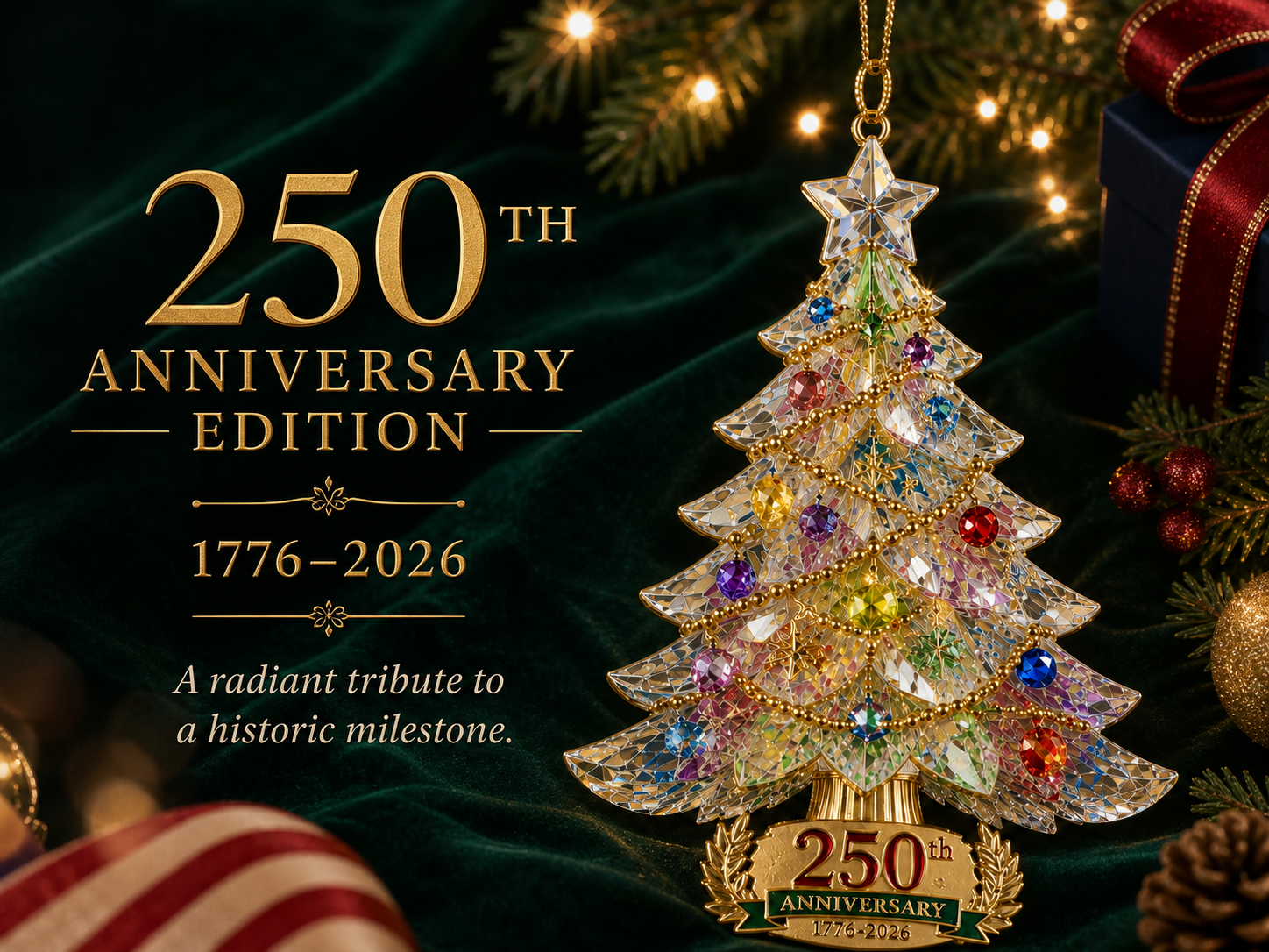 250th anniversary crystal christmas tree landing 01