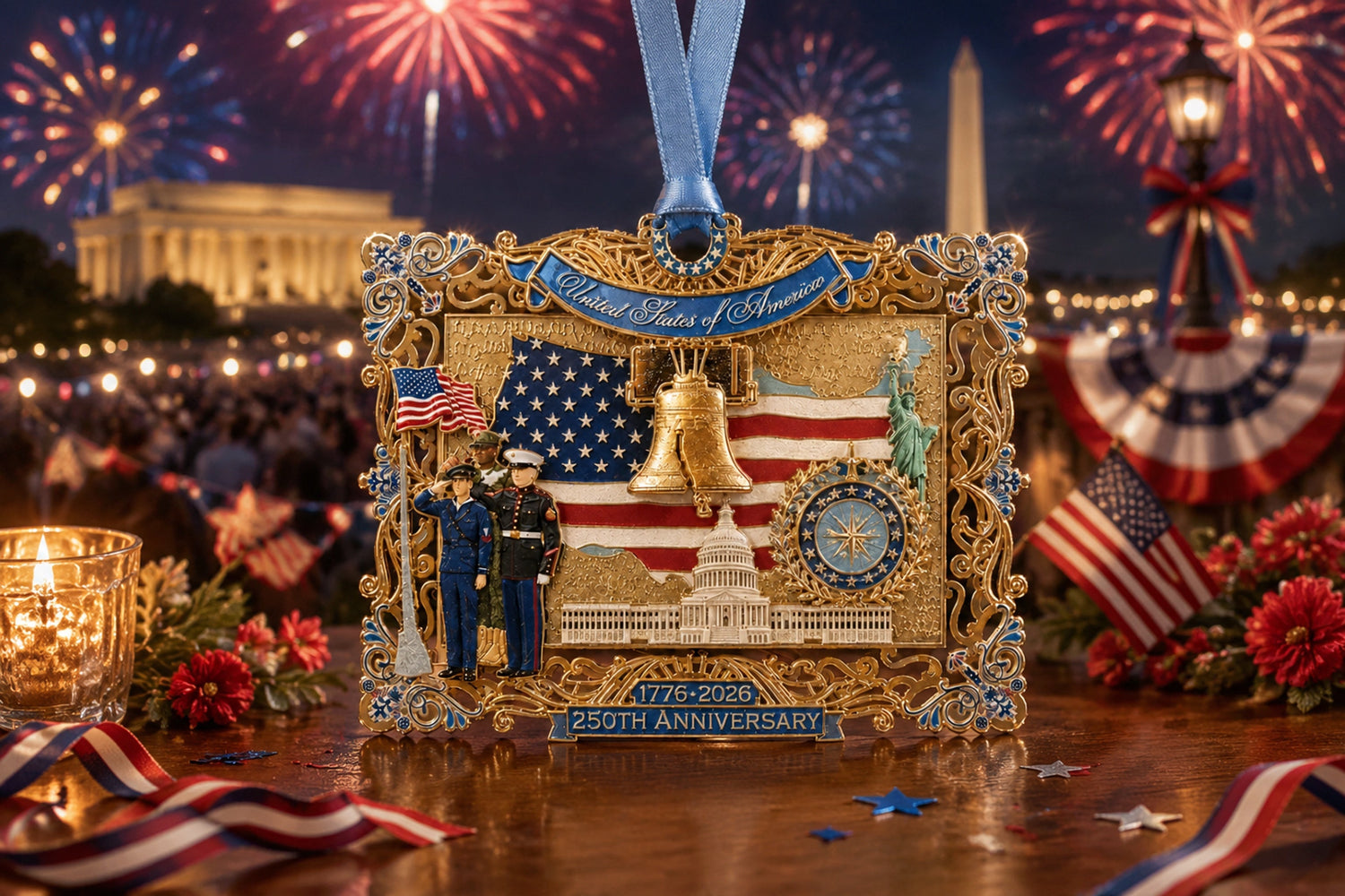 250th anniversary liberty heritage christmas hanging ornament landing 04
