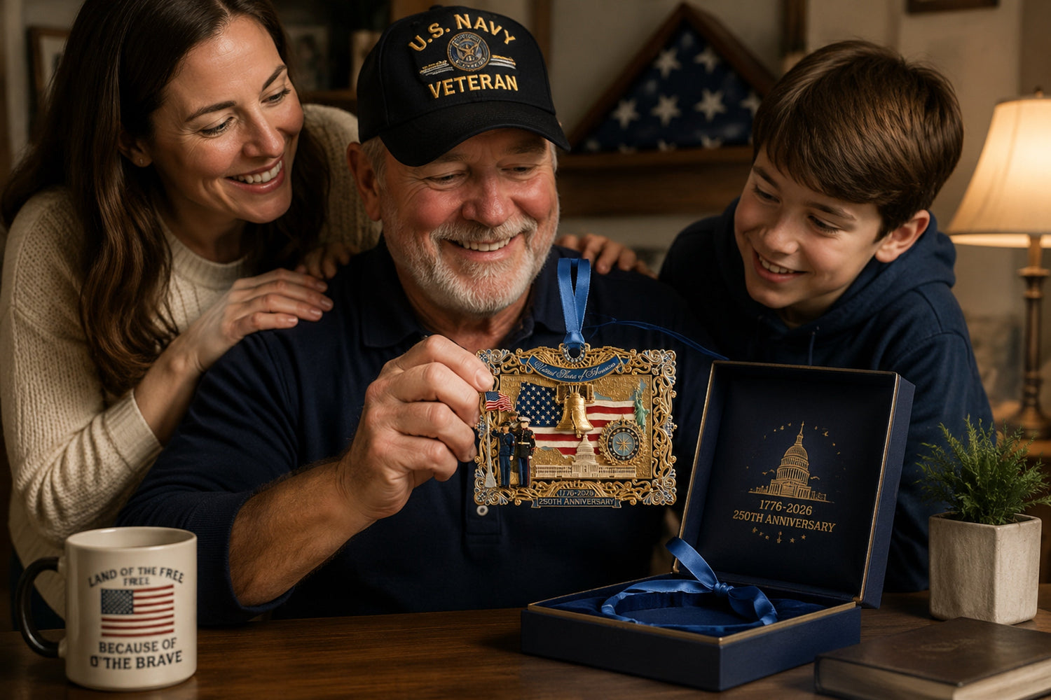 250th anniversary liberty heritage christmas hanging ornament landing 07