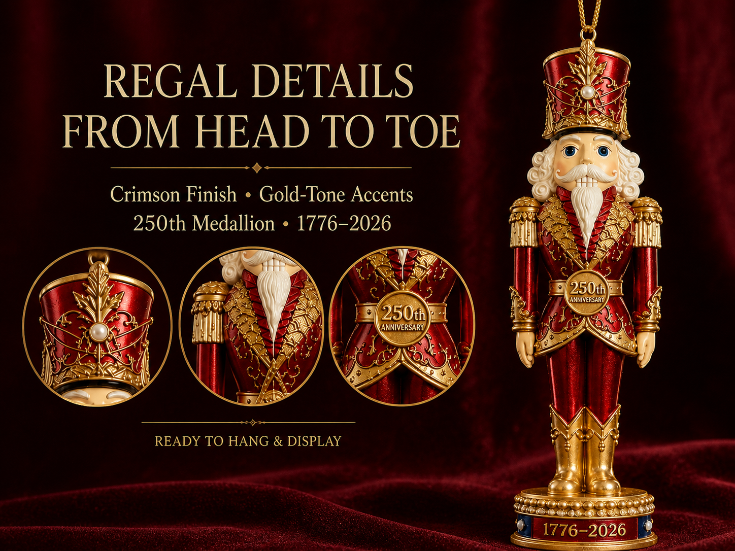 250th anniversary royal nutcracker ornament landing 03
