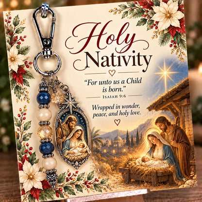✝️ Carry Your Faith With You - Christian Scripture & Prayer Keepsake Keychain