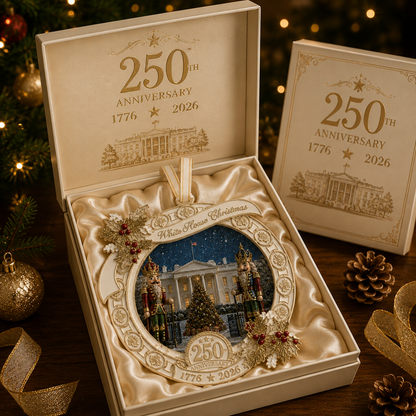 🔥"The Nutcracker" 250th Anniversary Ornament—Guarding the White House