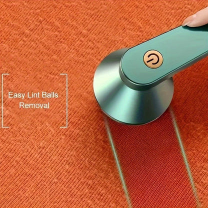 🔥HOT SALE🔥Rechargeable Fabric Shaver with 2 Replaceable Stainless Steel 6-Leaf Blades(1 Free Extra Included) | Lint Remover with 3-Speed Settings  - Efficient Sweater and Lint Shaver for Clothes, Removing Fuzz, Lint Balls, Pills, and Hairballs.