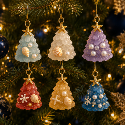 ✨Sea Glass Christmas Tree Ornament Advent Calendar