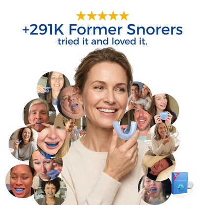 Universal Anti-Snoring Mouthpiece - Adjustable Comfort Fit for Better Sleep 😴