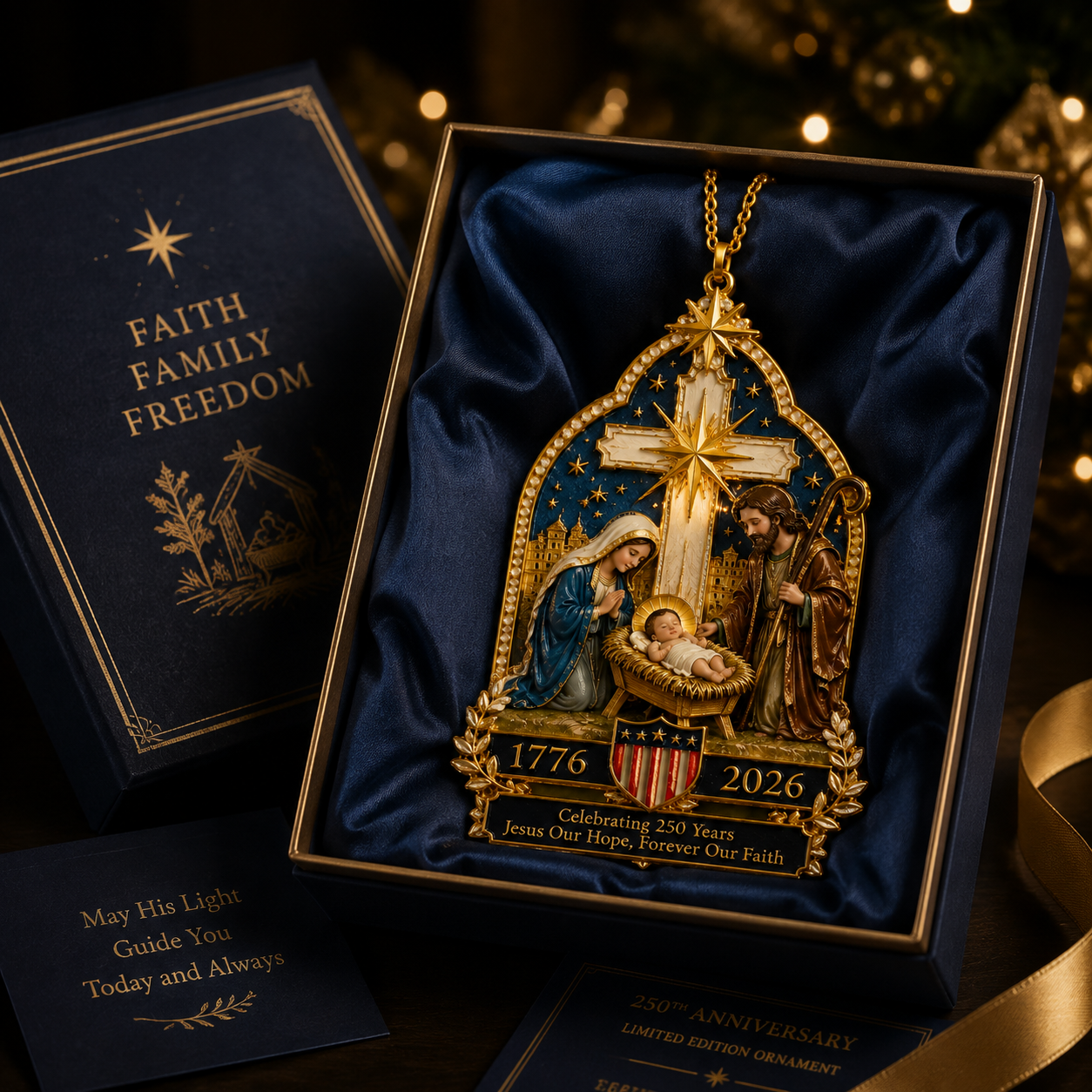 ✨ Limited anniversary edition 🔥Last 30pcs🔥✨Nativity scene Christmas tree ornament