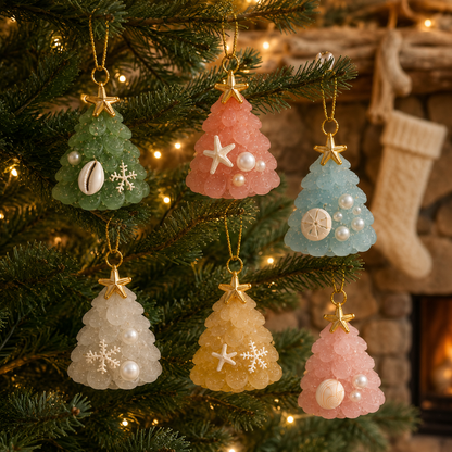 ✨Sea Glass Christmas Tree Ornament Advent Calendar