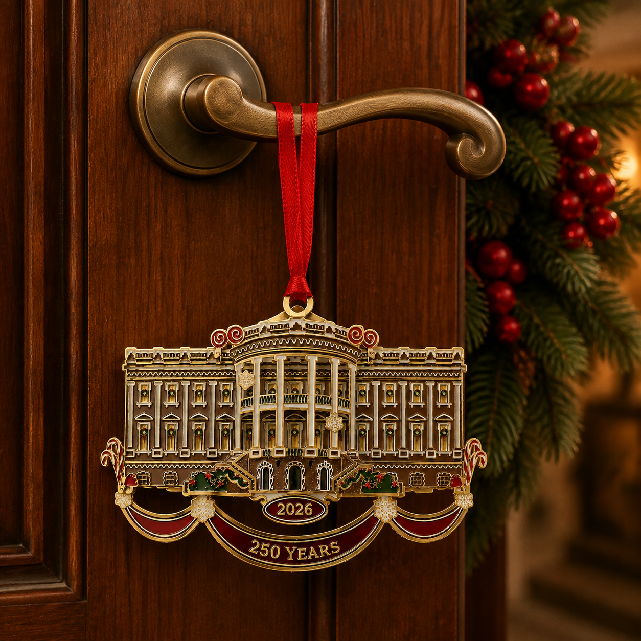 🔥White House Christmas tree ornaments
