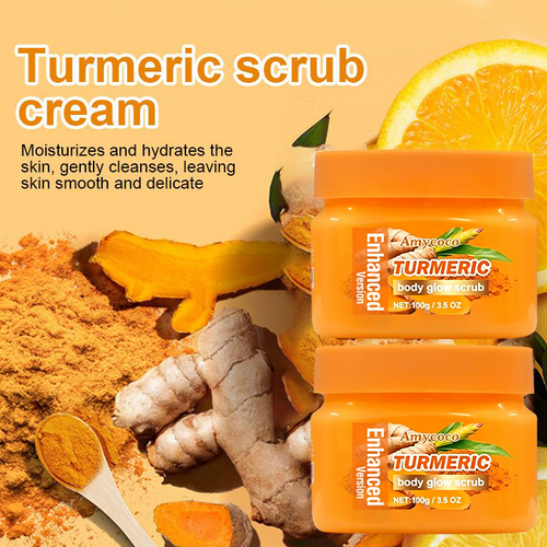 Turmeric Nourishing Scrub - Infused with natural turmeric extract and moisturizing ingredients🌿
