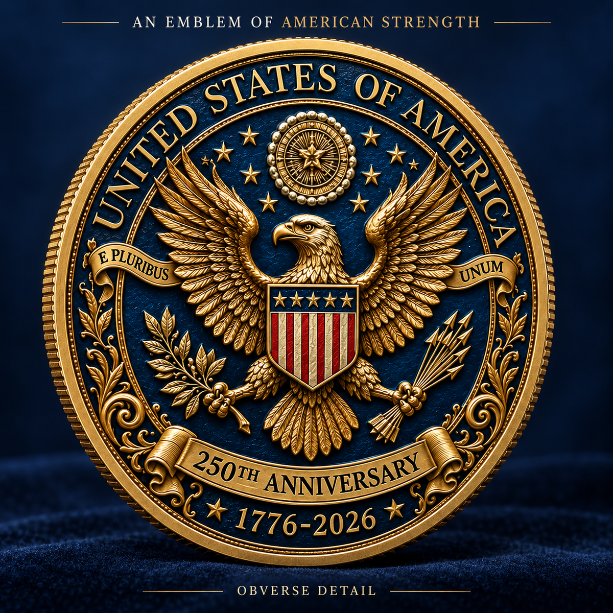 🎉🇺🇸 Limited Edition! 1776–2026 250 Years of Liberty Commemorative Coin