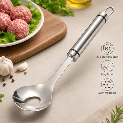 Stainless Steel Meatball Maker Spoon, Non‑Stick Meat Ball Extrusion Scoop 🍲