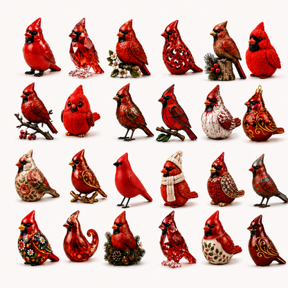 🔥Last 50pcs✨⏰ Limited anniversary edition✨cardinal Christmas 24-Day Countdown Calendar