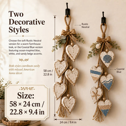 🤎 Hanging Heart Wall Decor