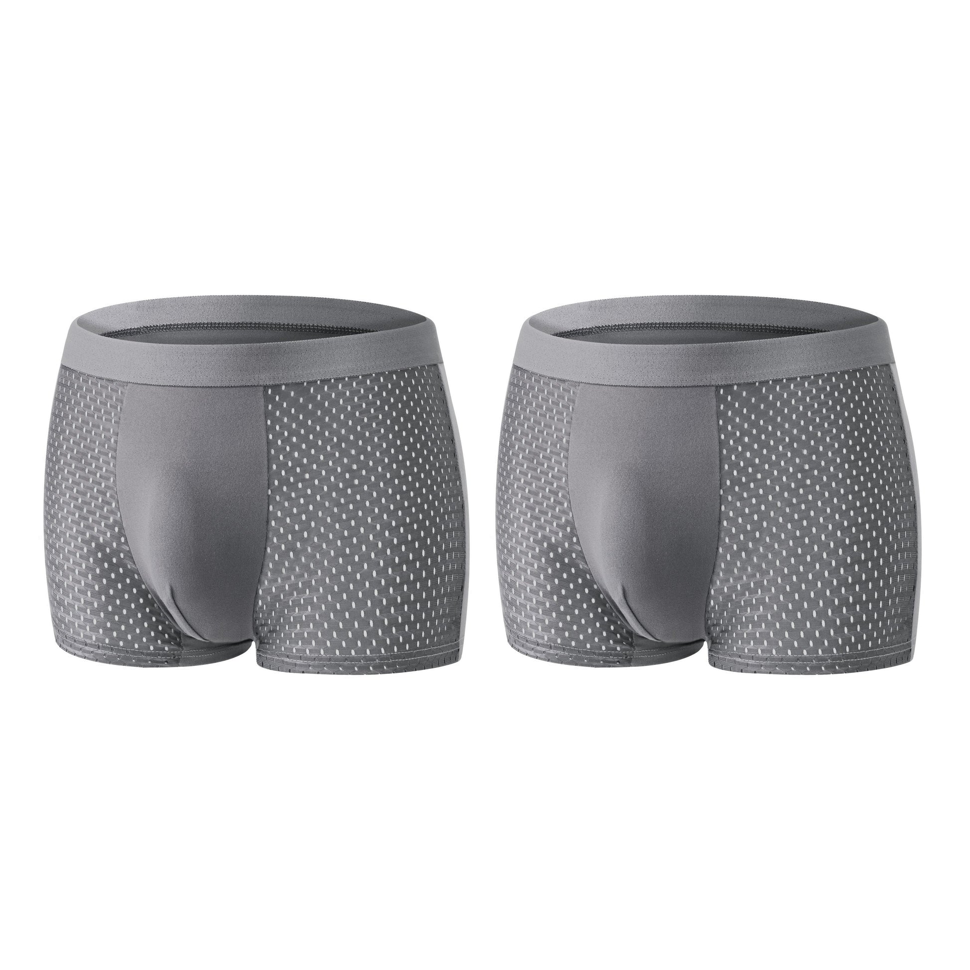 Premium Leakproof Ice Silk Mesh Men's Boxer Briefs