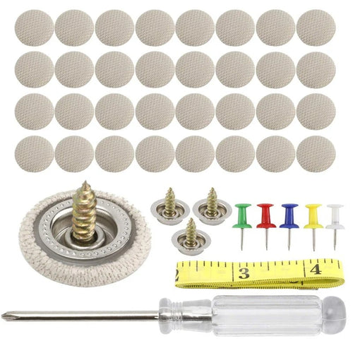 Car Roof Headliner Repair Clips – Fabric-Covered Retainer Buttons for Sagging Auto Ceiling Liner