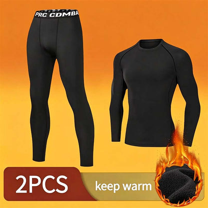 Men's Thermal Underwear Set - Long Sleeve T-Shirt & Pants 👕