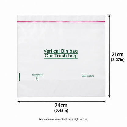 20 Counts Car Trash Bag, Self-Adhesive Vertical Disposable Cleaning Bag🗑️