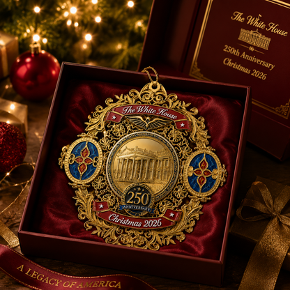 ✨White House 250th Anniversary Christmas Commemorative Ornament