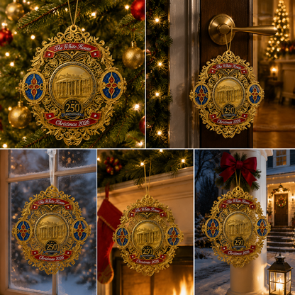 ✨White House 250th Anniversary Christmas Commemorative Ornament