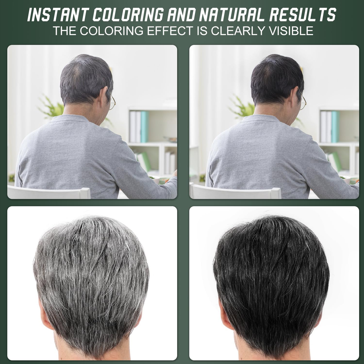 Botanical Fruit Essence Hair Dye Cream Nourishing Gray Coverage