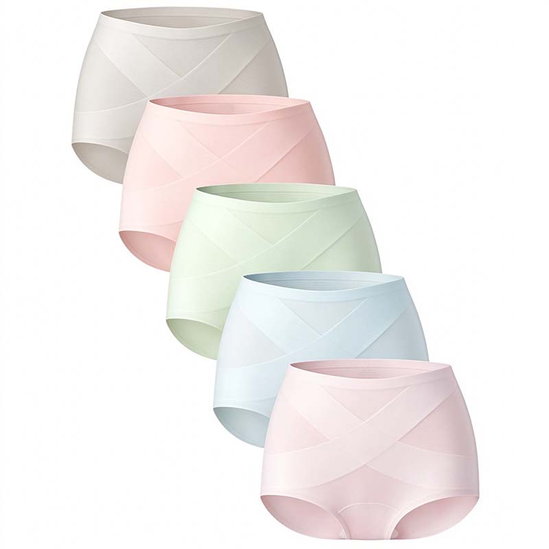 5-Pack Women's Classic Panties, Seamless High Waist Essential Underwear 🌸