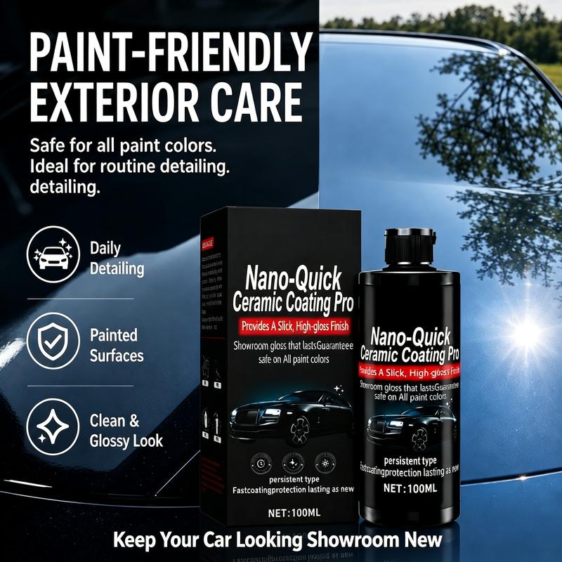 Nano-Quick Ceramic Coating Pro for Automobiles, Featuring Advanced Ceramic Technology ✨