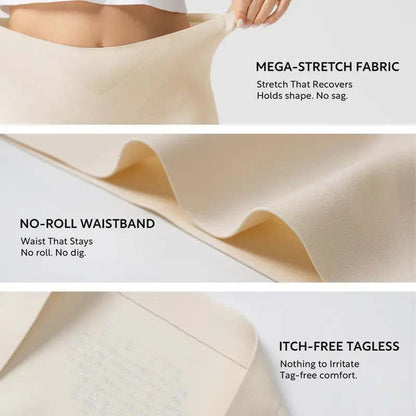5-Pack Women's Classic Panties, Seamless High Waist Essential Underwear 🌸