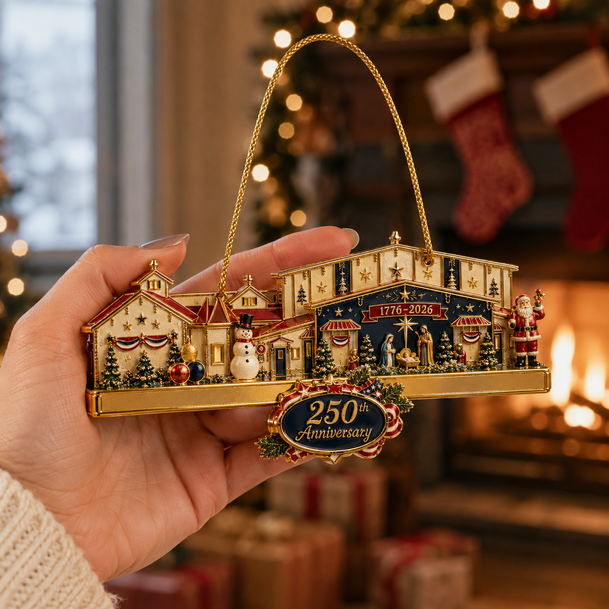 ✨250th Anniversary Christmas Village Ornament