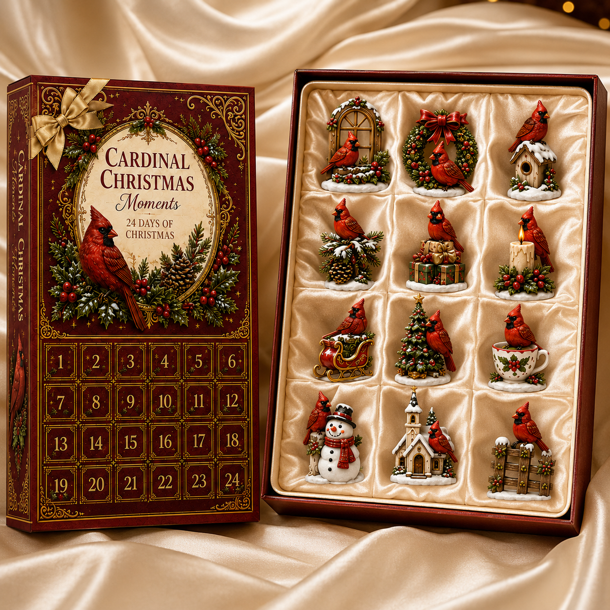 🔥Last 30 pcs✨⏰Last day 50% off🔥✨24-Day Advent Calendar - Cardinal