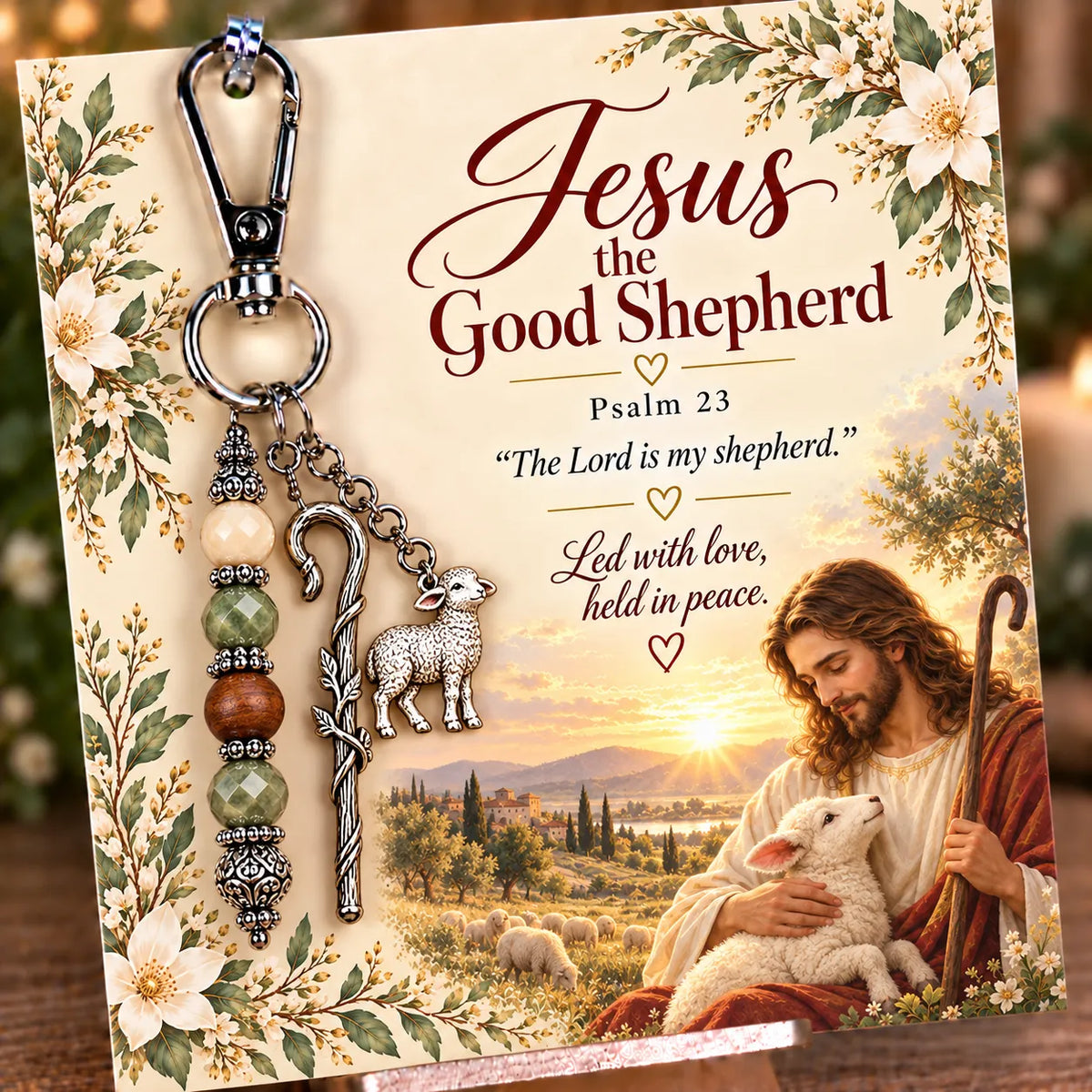 ✝️ Carry Your Faith With You - Christian Scripture & Prayer Keepsake Keychain