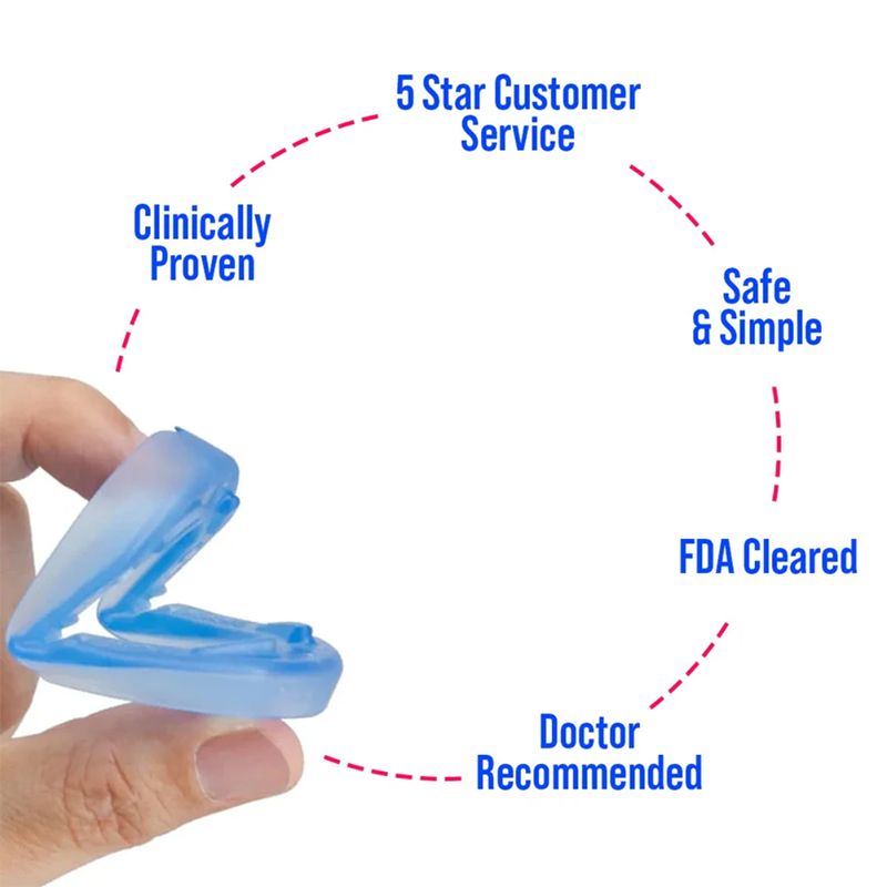 Universal Anti-Snoring Mouthpiece - Adjustable Comfort Fit for Better Sleep 😴