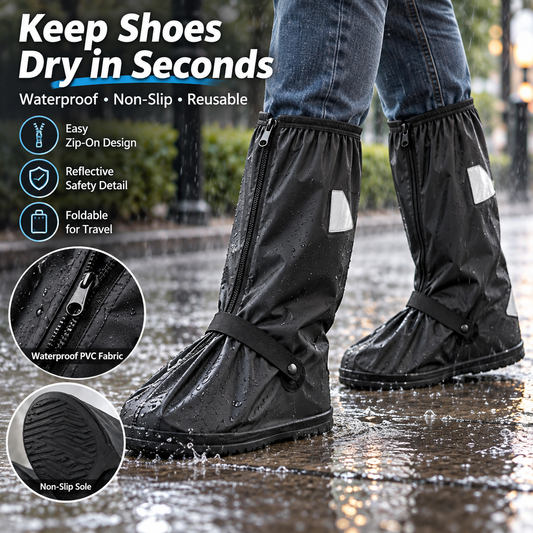 🌧️ Reusable Waterproof Shoe Covers – Keep Your Shoes Dry When the Weather Turns