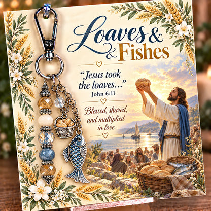✝️ Carry Your Faith With You - Christian Scripture & Prayer Keepsake Keychain