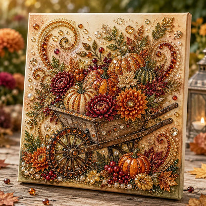 🍂💎 Autumn Decoration DIY Kit – Relaxing DIY Craft to Create Sparkling Fall Artwork 🖌️
