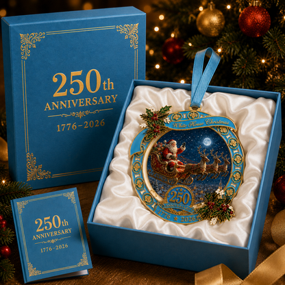 ✨250th Anniversary Edition Santa's Sleigh Scene Ornament