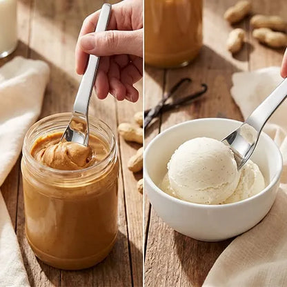 Stainless Steel Long Handle Dessert Spoon