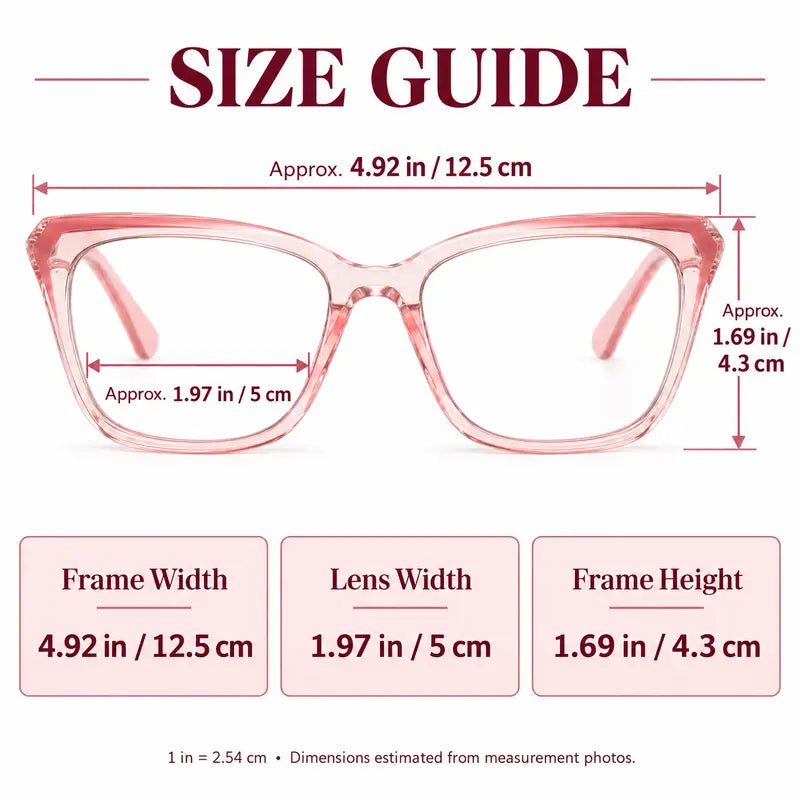 Progressive Photochromic Readers for Women, Pink Square Multifocal Reading Glasses 🕶️