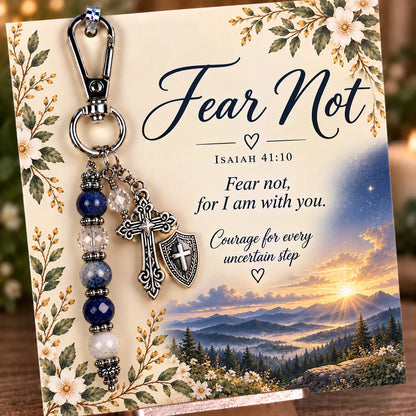 ✝️ Carry Your Faith With You - Christian Scripture & Prayer Keepsake Keychain