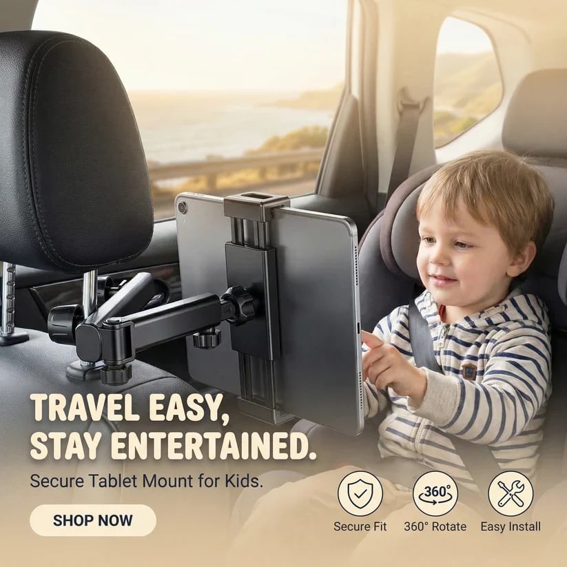 car headrest tablet holder for kids landing 01