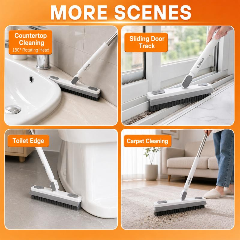 360° Rotating Gap Cleaning Tool - Extendable Adjustable No-Touch Cleaner for Window