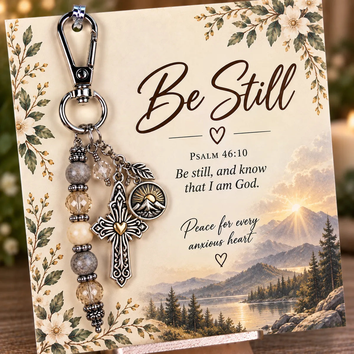 ✝️ Carry Your Faith With You - Christian Scripture & Prayer Keepsake Keychain