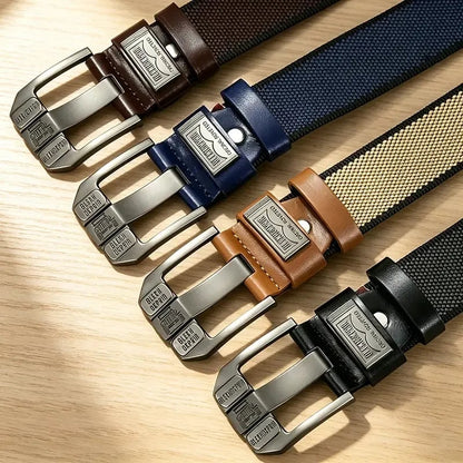 Unisex Minimalist Stylish Waistband - Buckle-Free Men's Belt, Holeless Strap