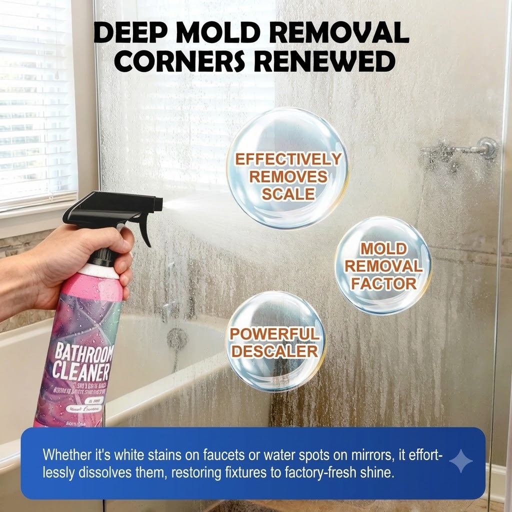 Bathroom Cleaner: Sparkle in Seconds, No Harsh Fumes | New 500ML Pack